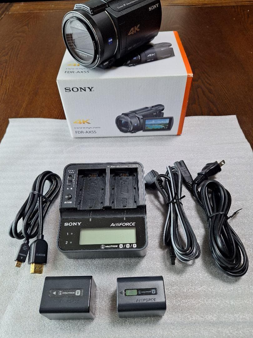 SONY Handycam FDR-AX55 4Kビデオカメラ本体 美品