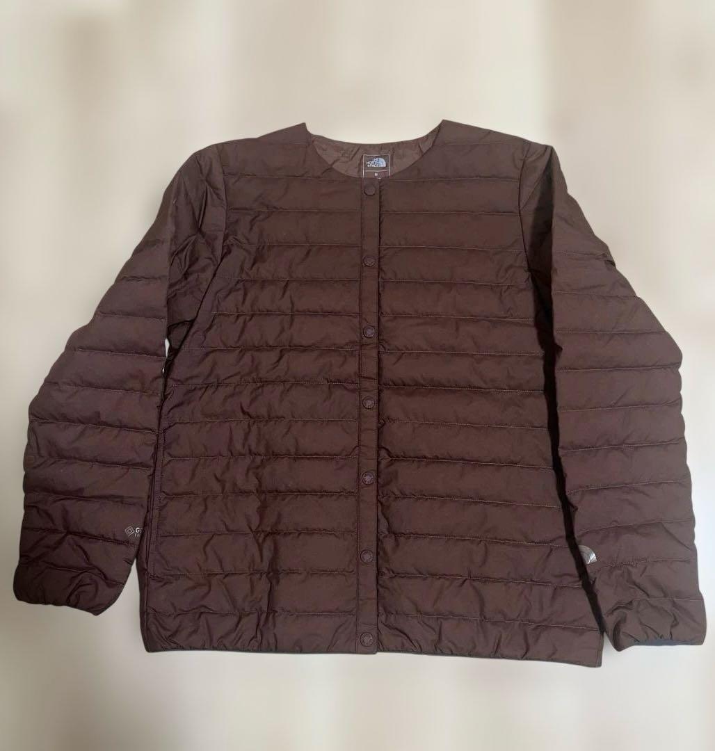 ノースフェイス　ウィンドストッパー ゼファーシェル カーディガン ブラウン