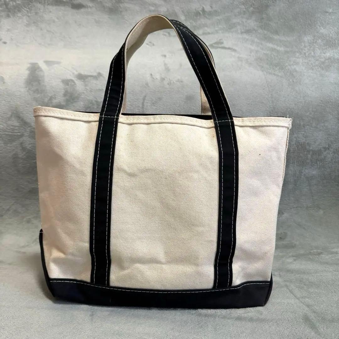 90s L.L.BEAN トートバッグ BOAT AND TOTE ジップトップ