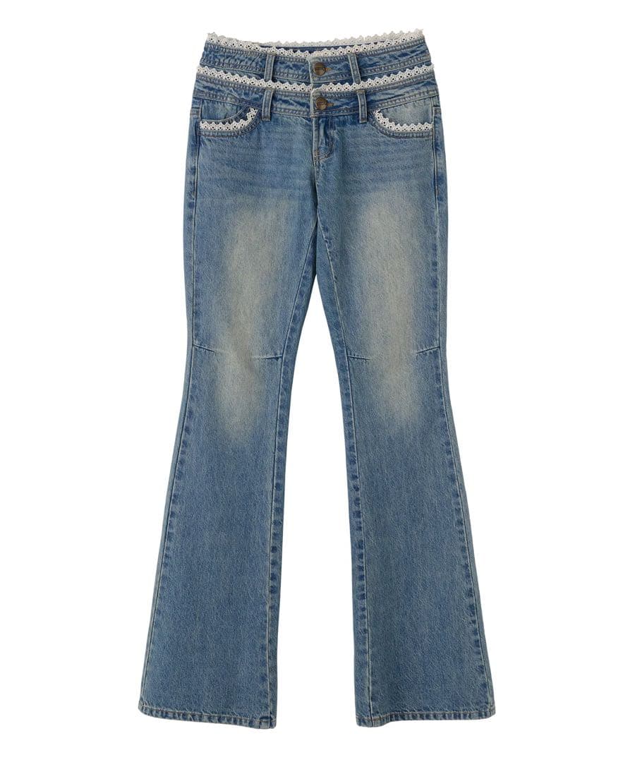 パンツ SCULPTOR Double Waist Boots Cut Denim XS