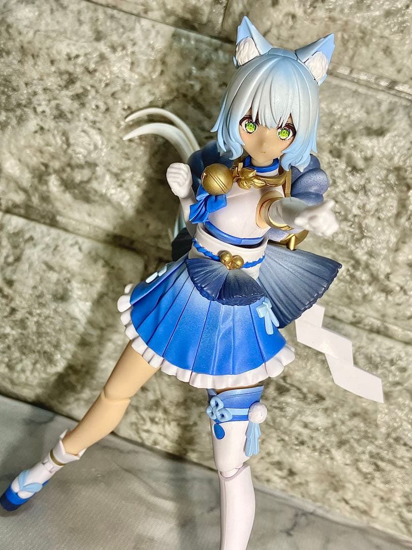 コトブキヤ アルカナディア ユクモ カスタム塗装済み完成品 青巫女