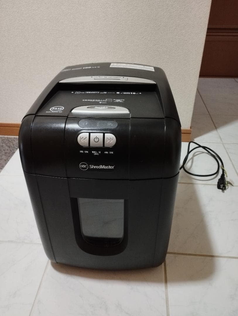 美品・GBC オートフィードシュレッダー 100AFX GCS (使用わずか) 業務用】アコ・ブランズ・ジャパン GBCシュレッダ オートフィード