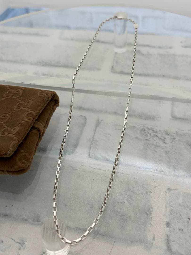 美品　オールドグッチ　GUCCI ベネチアンチェーン　ネックレス 51cm GUCCI（グッチ） ベネチアンチェーン ネックレス 925(シルバー） 9.9g