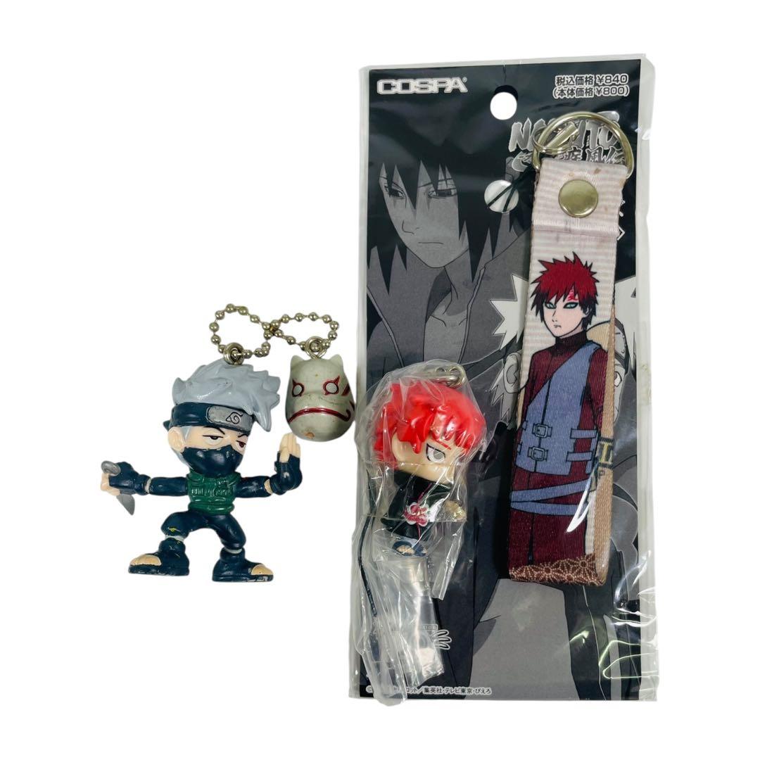 NARUTO ナルト 疾風伝 我愛羅 ストラップ 疾風スイング3 サソリ カカシ