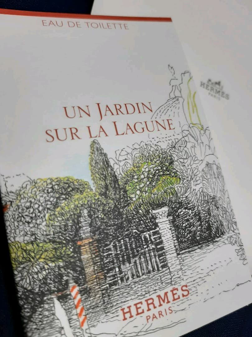 HERMES　エルメス　ラグーナの庭　新品　未使用　サンプル