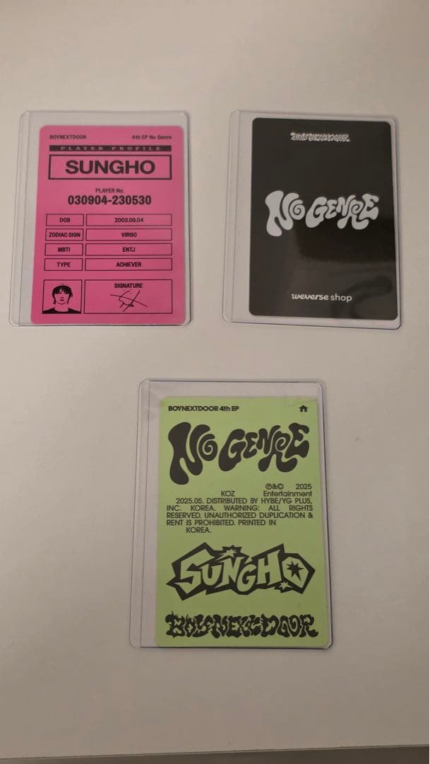 boynextdoor ボネクド ソンホ トレカ まとめ売り - メルカリ