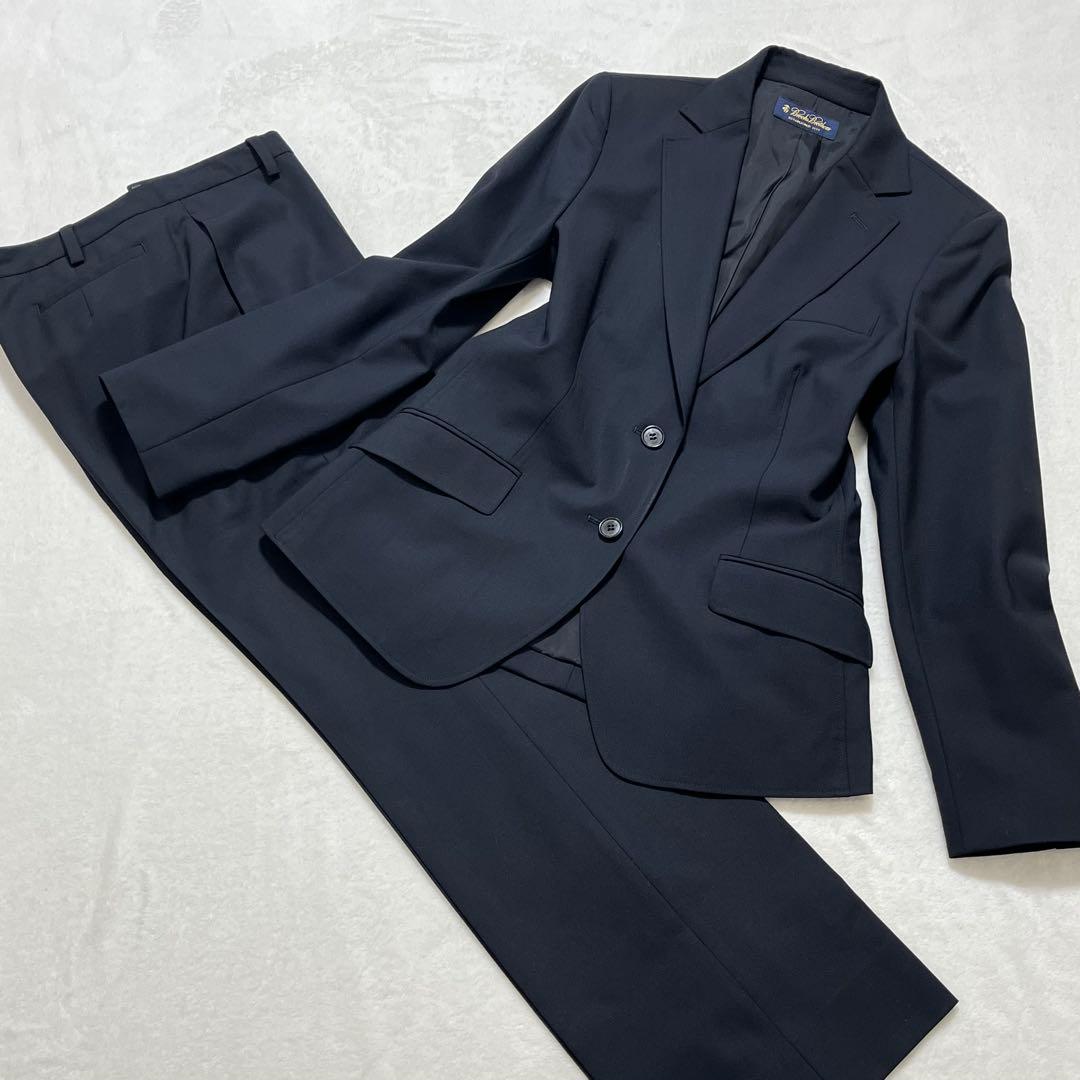 ブルックスブラザーズ パンツスーツ セットアップ ブラック 13AR