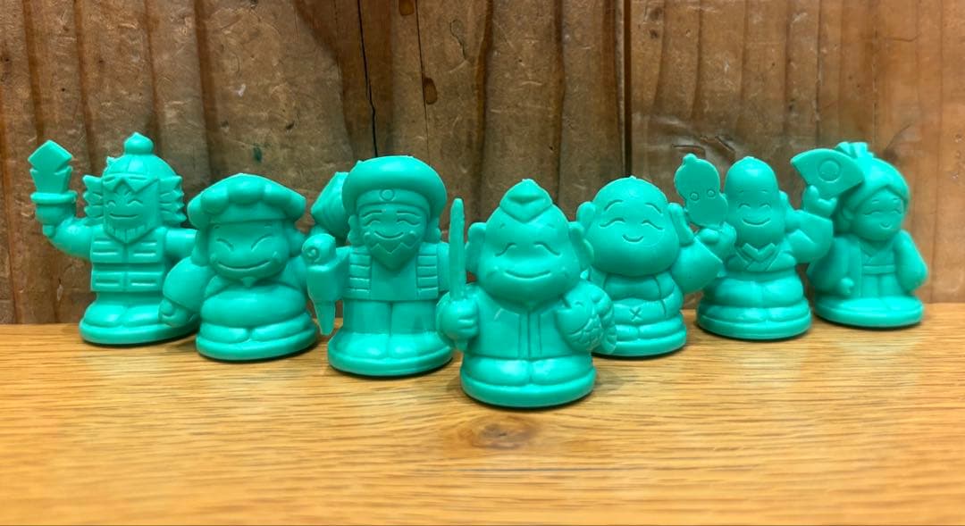 当時物 奇々怪界 怒涛編 七福神ごりやくスタンプ のみ 消しゴム ソフビ 人形