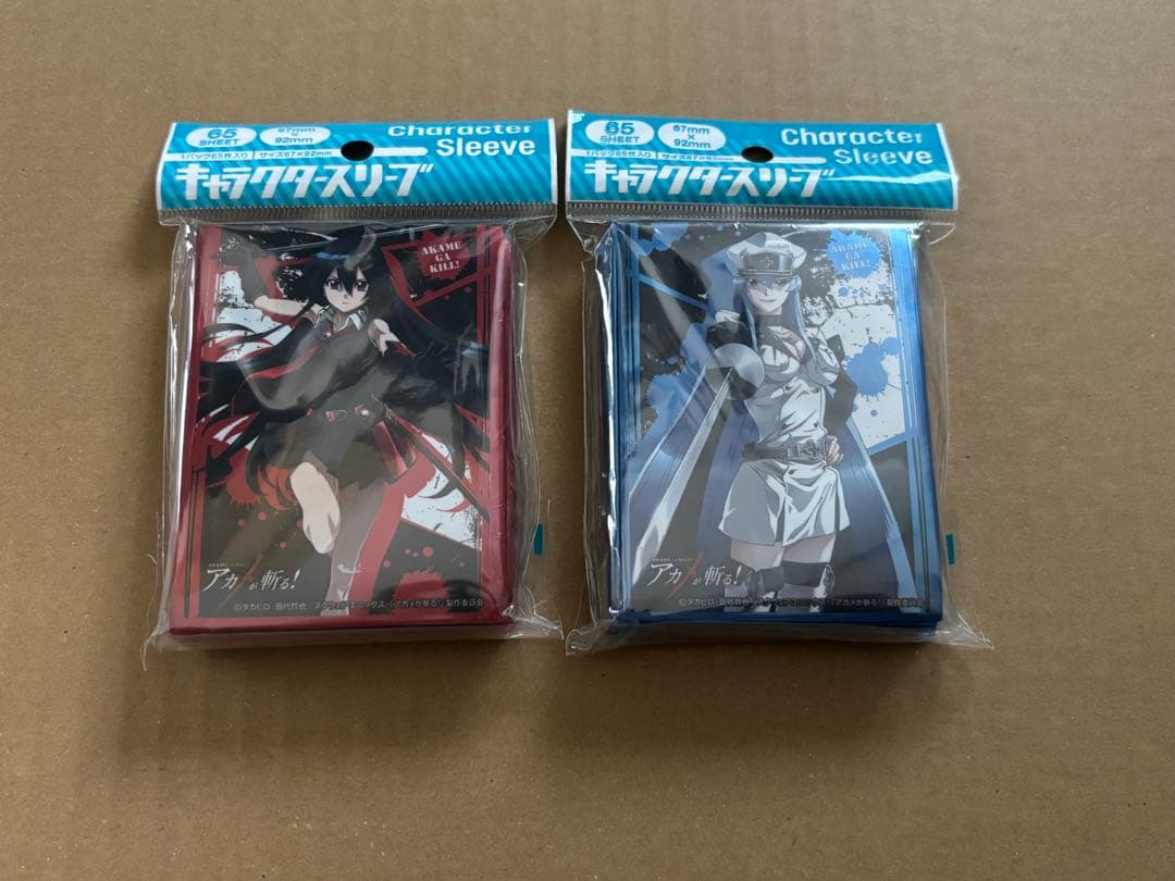 アカメが斬る! アカメ　エスデス　スリーブ Amazon | アカメが斬る エスデス スリーブ | トレカ 通販