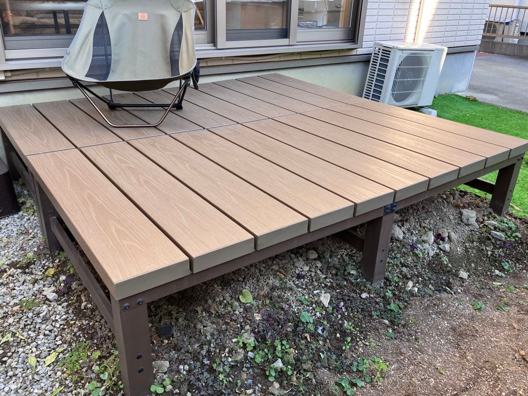 カインズ　ウッドデッキ　人工木アルミデッキ 180cm×90cm