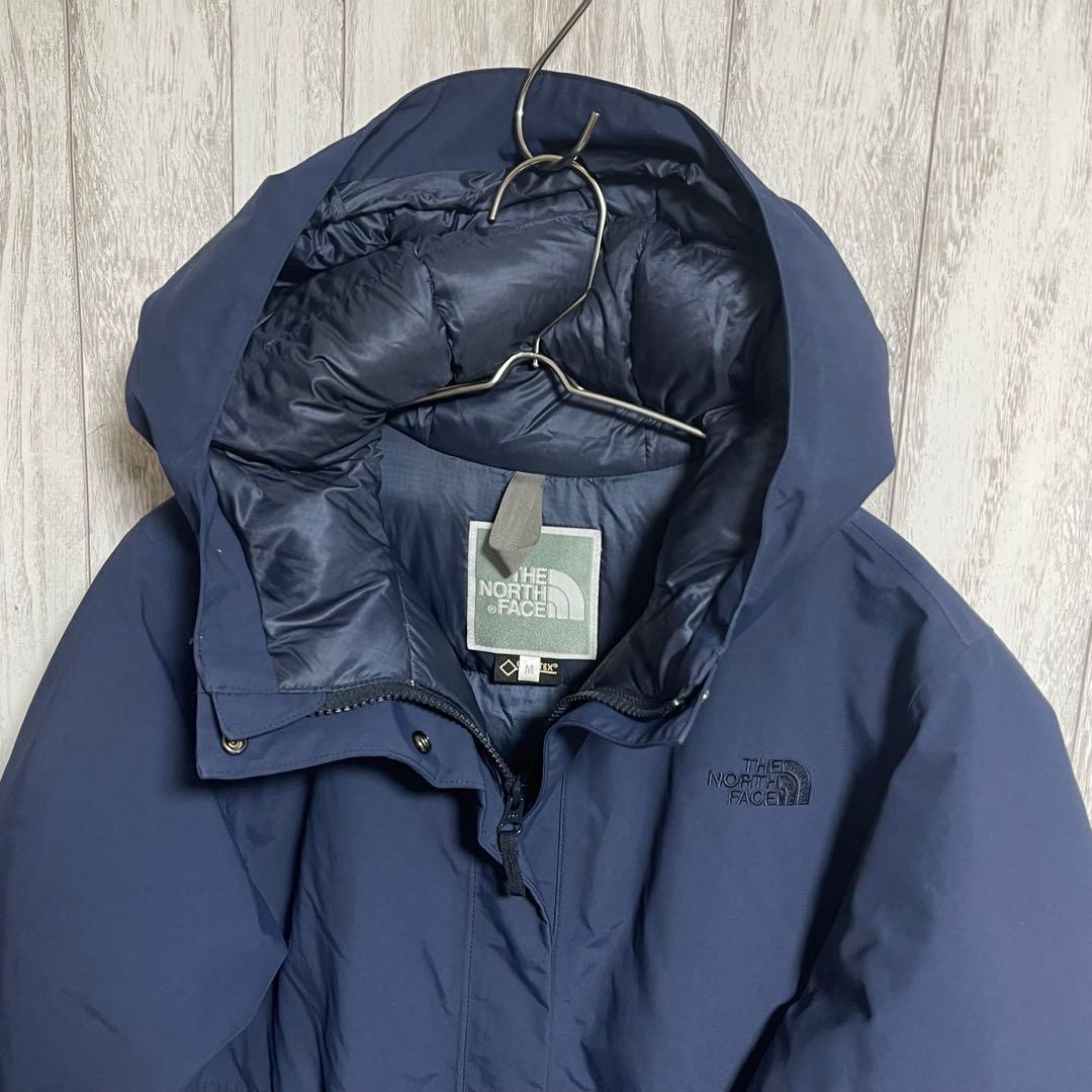 美品】ノースフェイス マカル ダウンコート NDW91837 ネイビー M