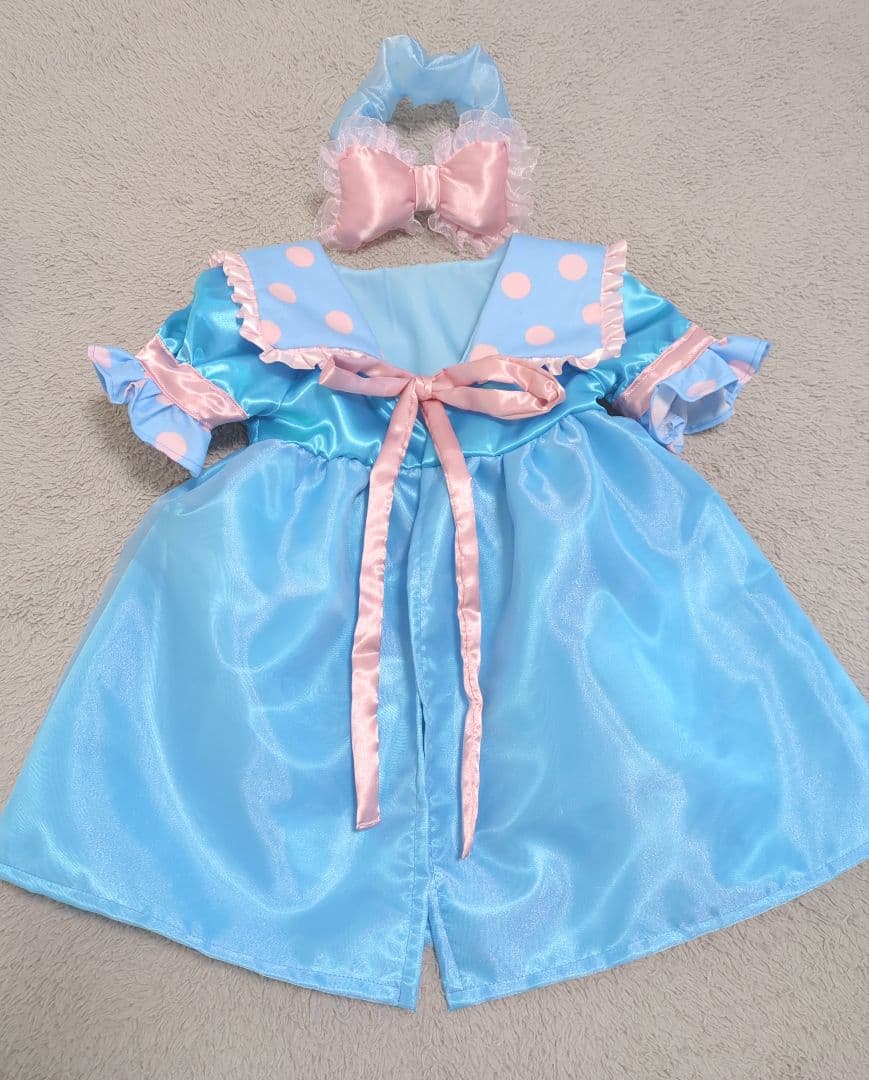 90size　パジャマパーティー　 ガウンとヘアバンドの2点 カルゼ 無地 レディース パジャマ 【DAKS】ダックス 春 秋 綿100% 長袖