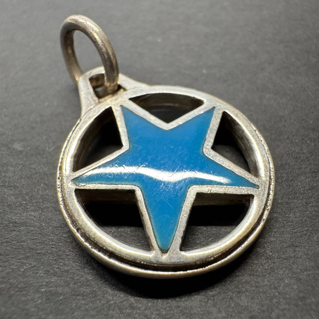 【星型 silver925】ターコイズ ネックレストップ