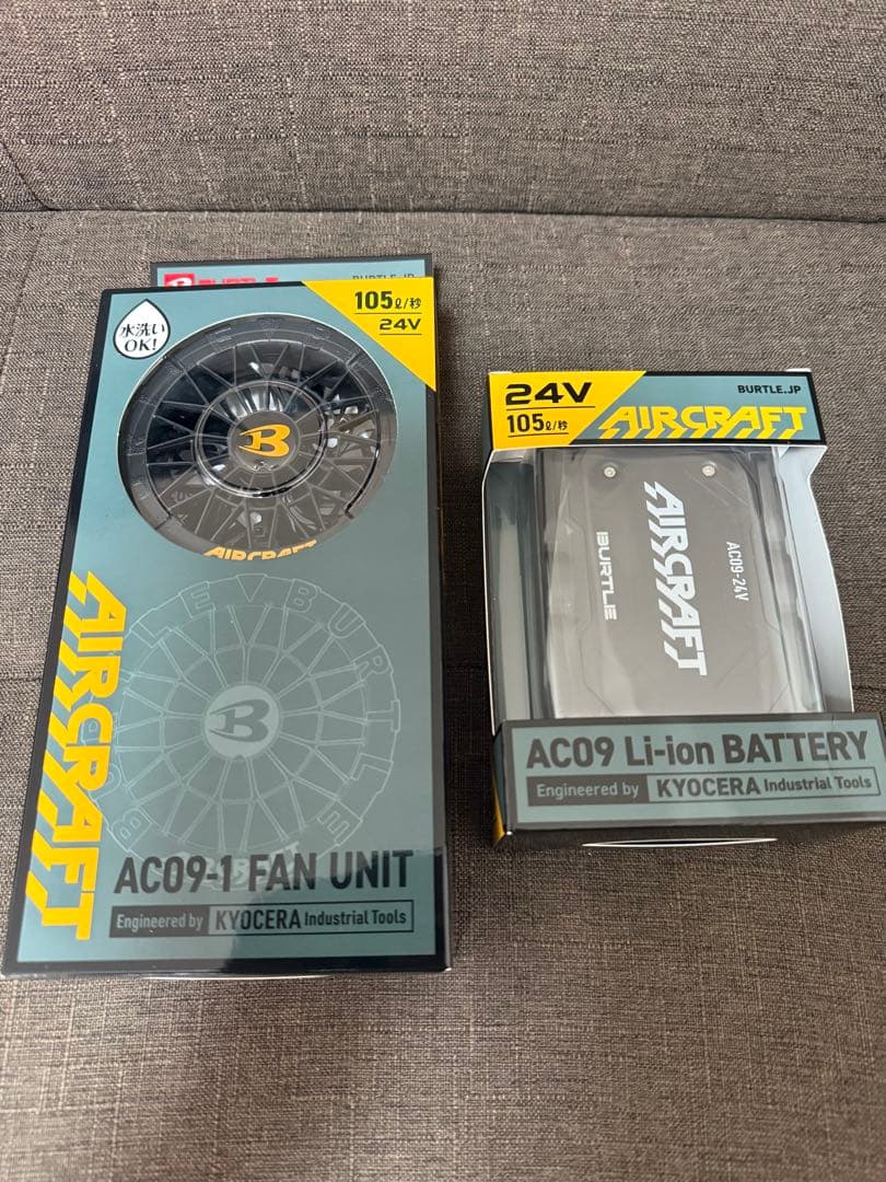 新品バートル 24Vバッテリー＆ファンユニット AC09-1エアークラフト