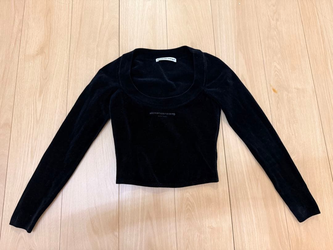 alexander Wang アレキサンダーワン ベロア ショートトップス