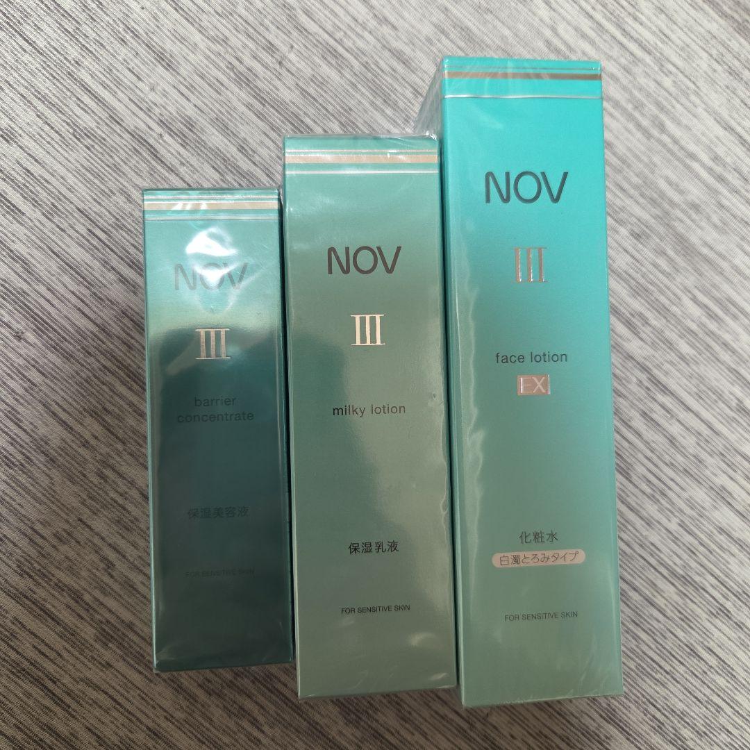 NOV III フェイスローション EX120ml、他2点