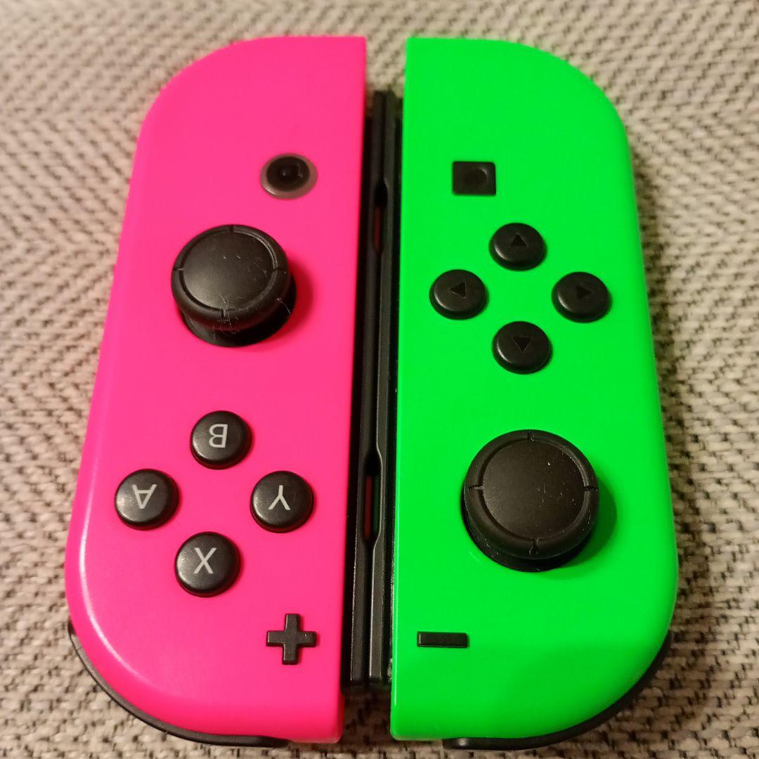 美品純正完動品】Nintendo Switch ジョイコン グリーン/ピンク①