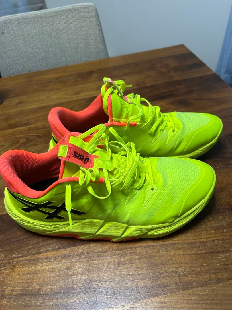 ASICS バスケットボールシューズ 蛍光イエロー/オレンジ 楽天市場】バッシュ アシックス（カラーイエロー）（スポーツ