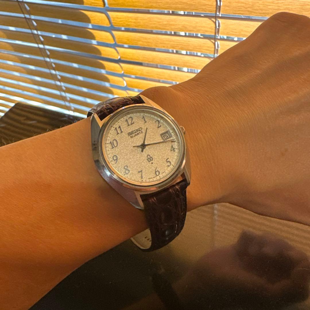 SEIKO クォーツ 稼動品 3802-7030 美品 ダイヤモンドダスト