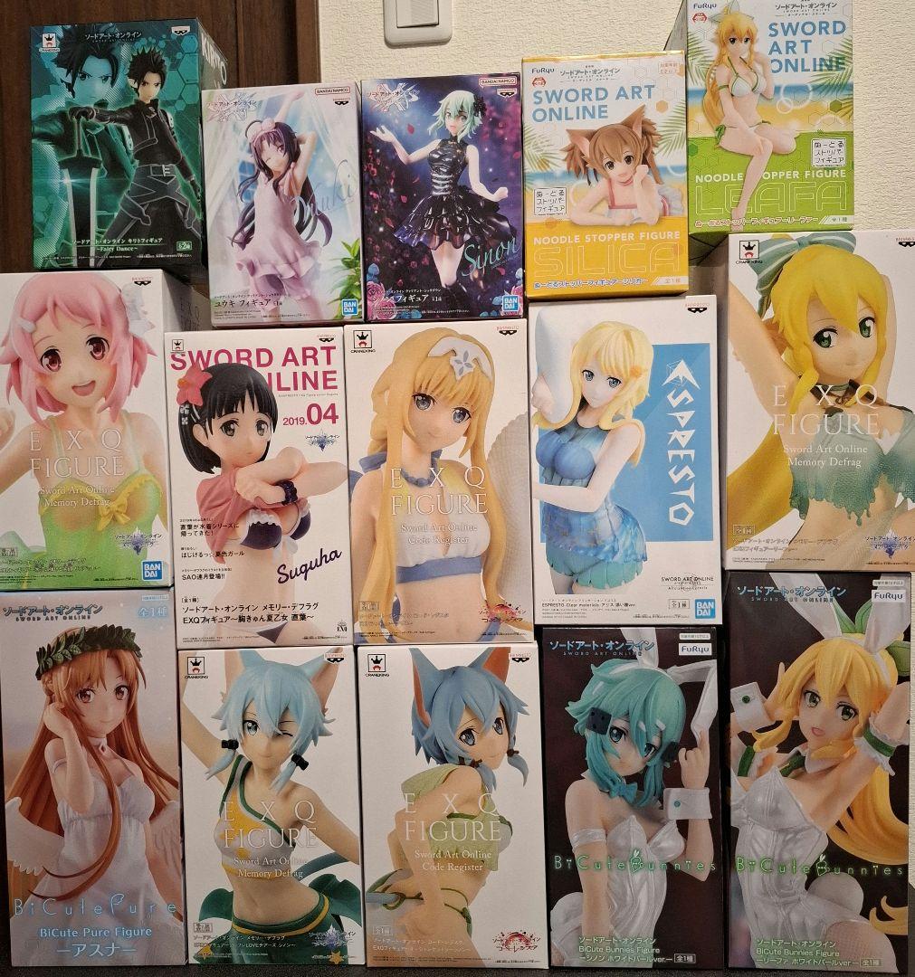 ソードアート・オンライン SAO フィギュア 15体 セット シノン リーファ