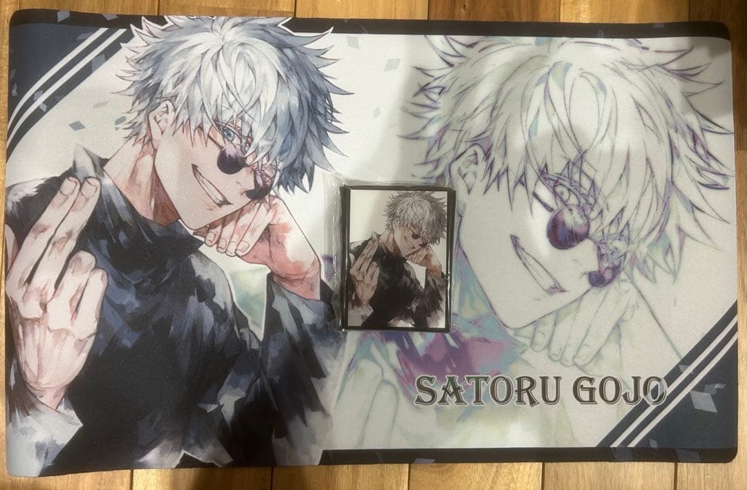 呪術廻戦 五条悟 スリーブ プレイマット セット 4570077759461受注生産】TVアニメ呪術廻戦 懐玉・玉折 ラバーマット
