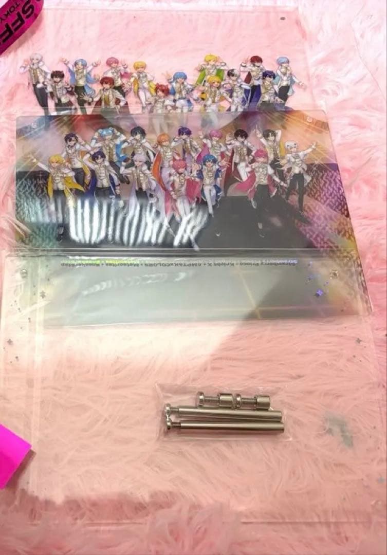 すとふぇす アプグレ 特典 アクリルスタンド 銀テープ ピンクフル