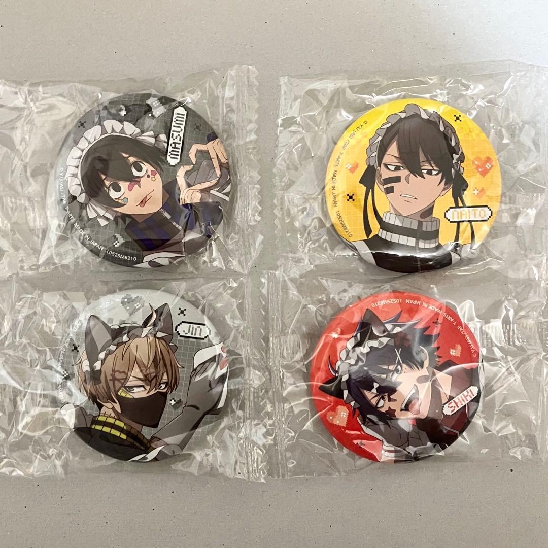桃源暗鬼 ジャージメイド 缶バッジ 4点セット - メルカリ