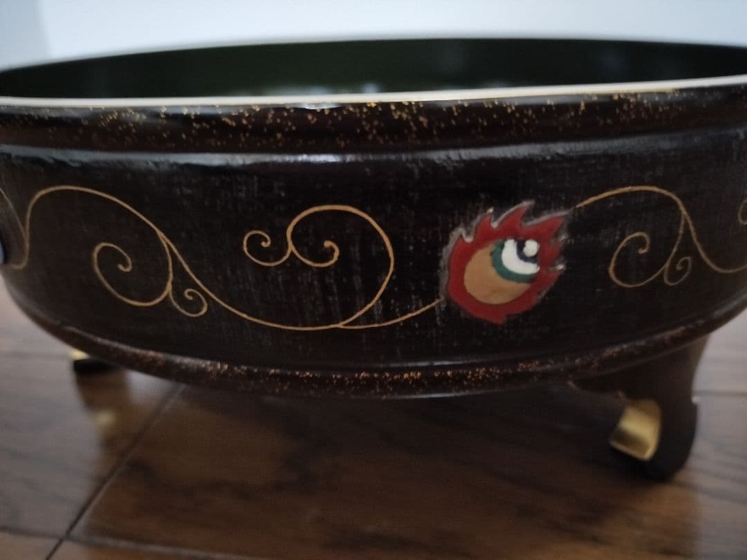 安藤七宝 漆盆 茶道 菓子盆 七宝 漆