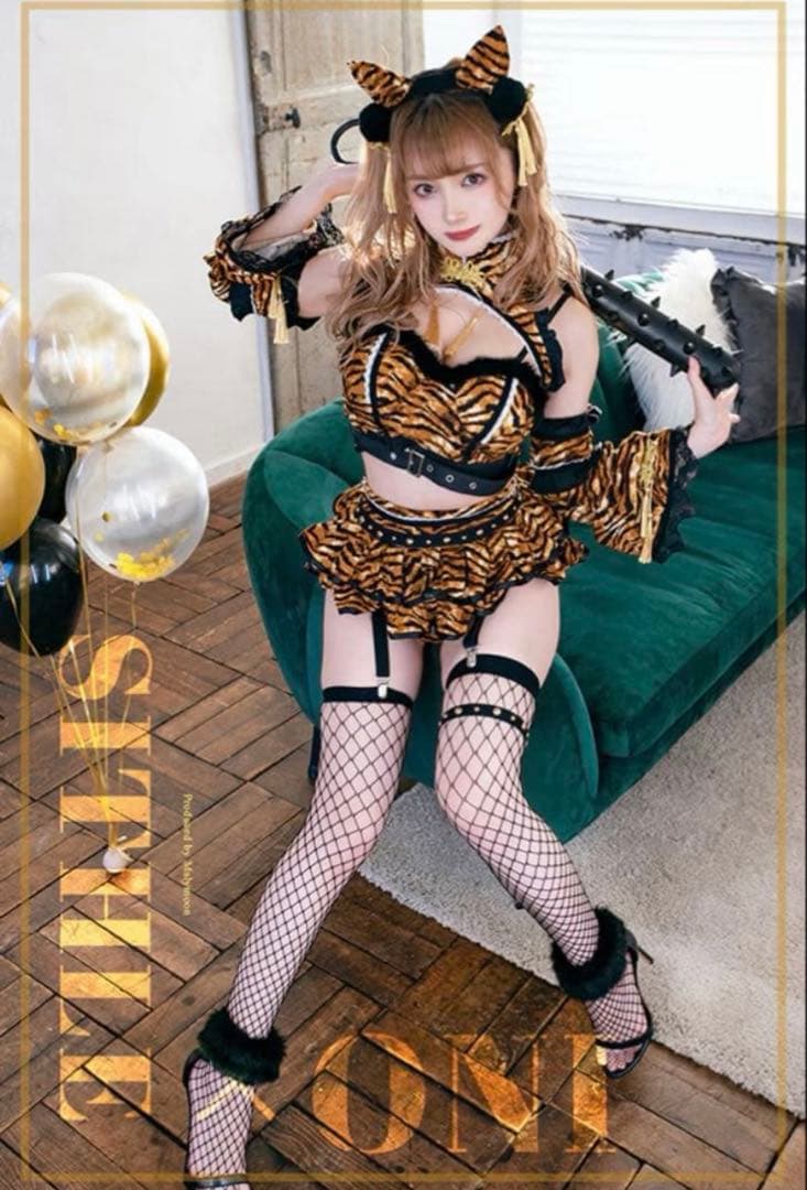 【完売品】Malymoon マリームーン 鬼 チャイナ 節分 即日発送】鬼チャイナ《ハロウィンコスプレ10点セット》【Malymoon