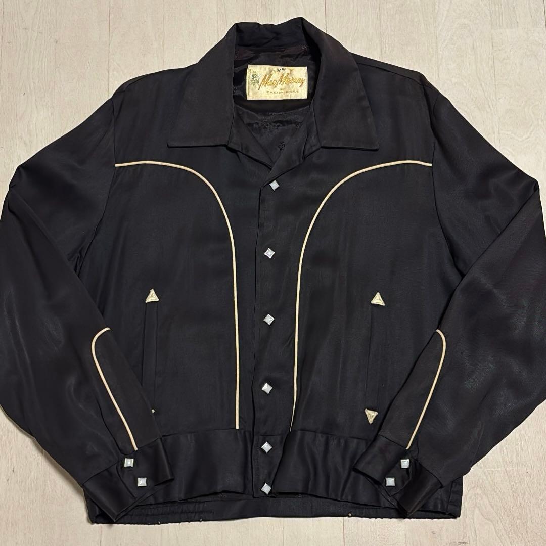 PW　50s MacMurray マクマレー　ウエスタン　ギャバ 50s 50年代 60s 60年代 ウエスタン ギャバジャン 黒 ブラック