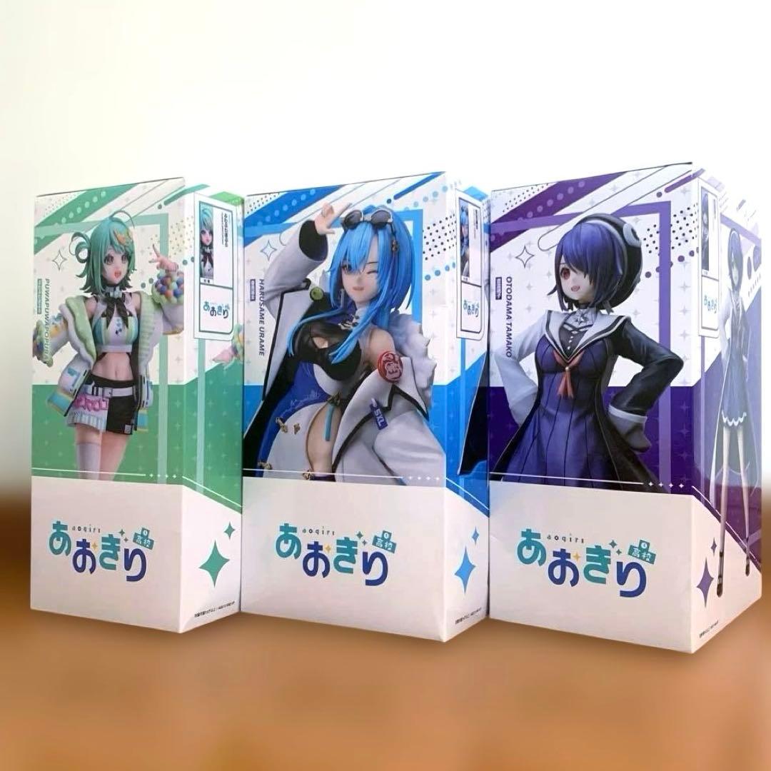 あおぎり高校 1/7スケールフィギュア 音霊魂子 春雨麗女 ぷわぷわ