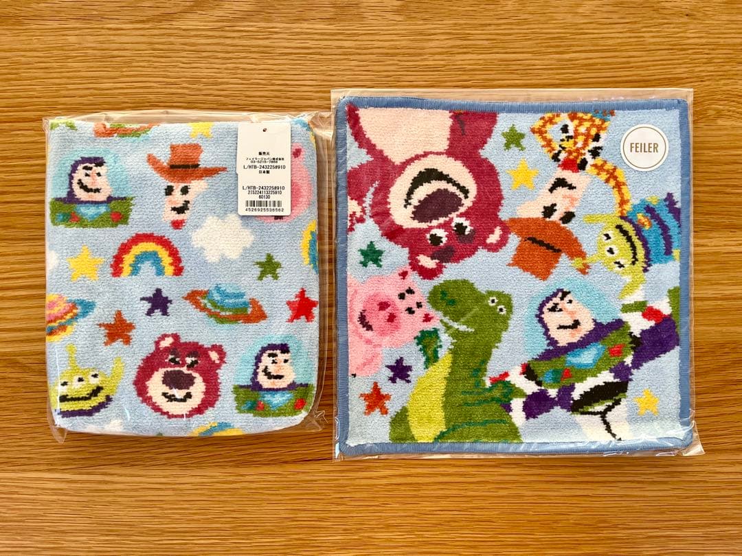 未使用 フェイラー ハンカチ バッグ　トイストーリー ラブラリー　ショルダー