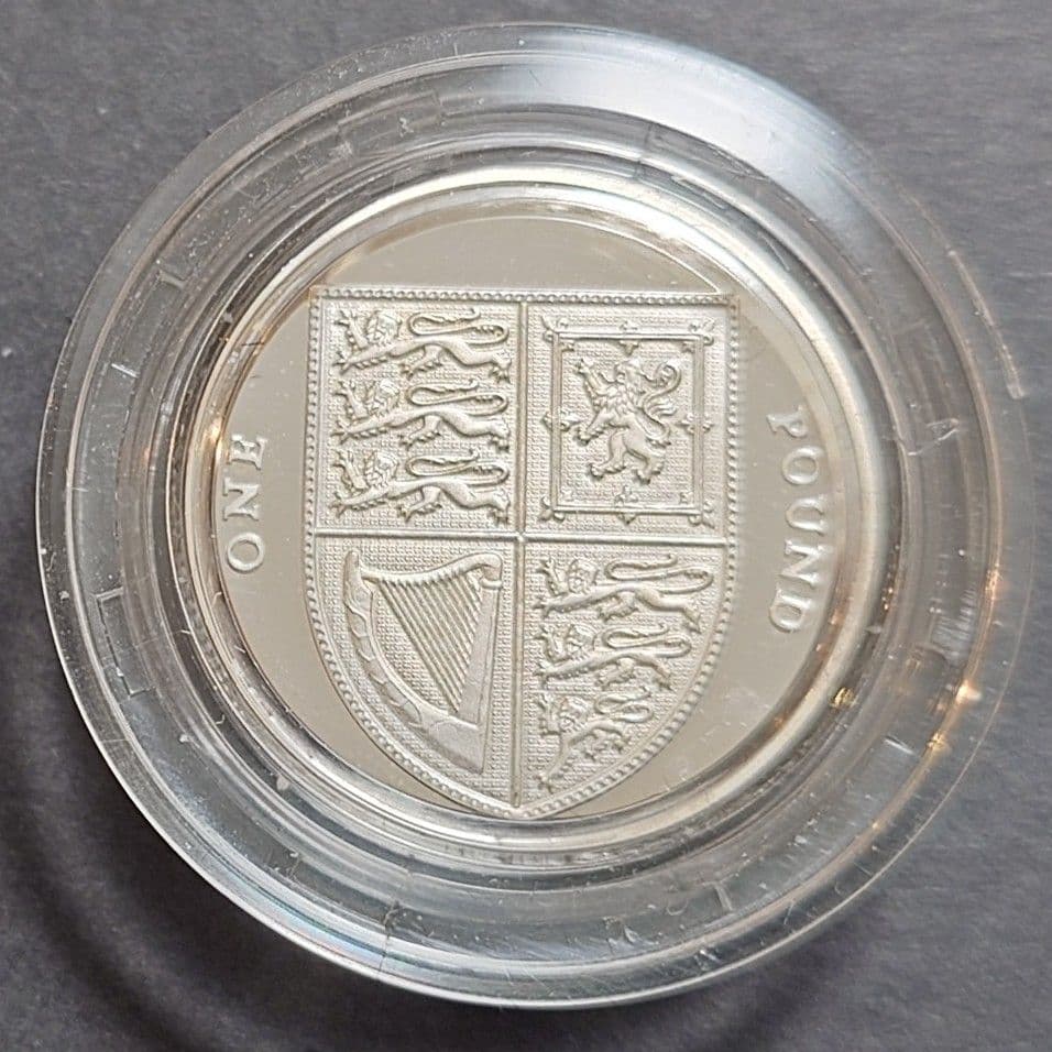 2013年 イギリス ロイヤルアームズ シルバーセット30周年記念銀貨SV925