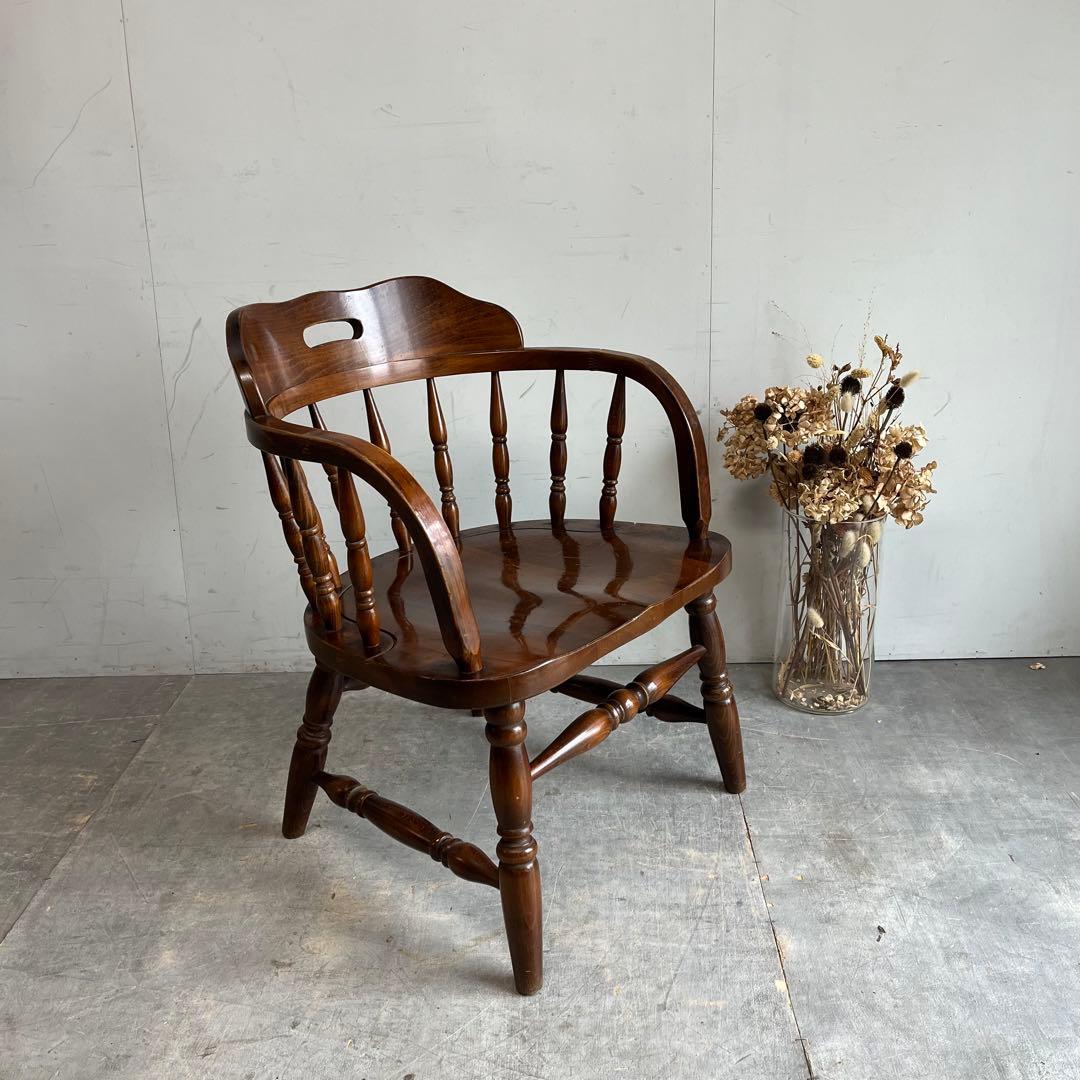 ヴィンテージ KASHIWA 柏木工 ダイニングチェア 椅子 ブラウン z513