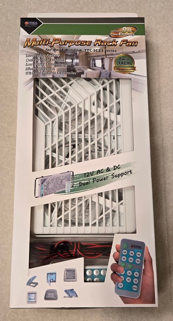 アクセサリー TITAN-TTC-SC21 Multi purpose rack fan