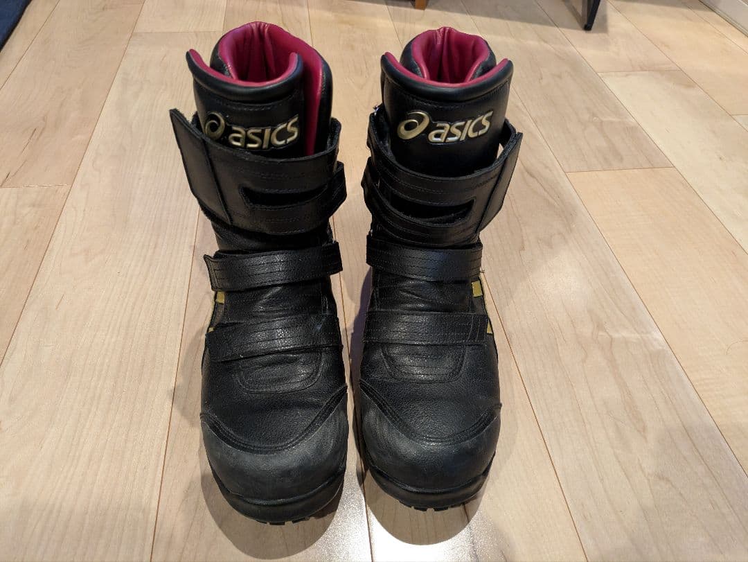 asics 安全靴 黒 ベルクロストラップ 27.0