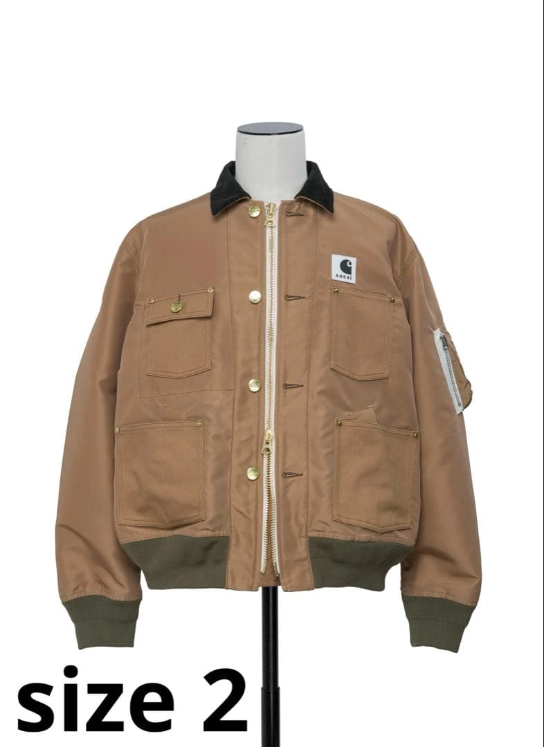 sacai Carhartt Nylon Twill Duck Blouson - メルカリ