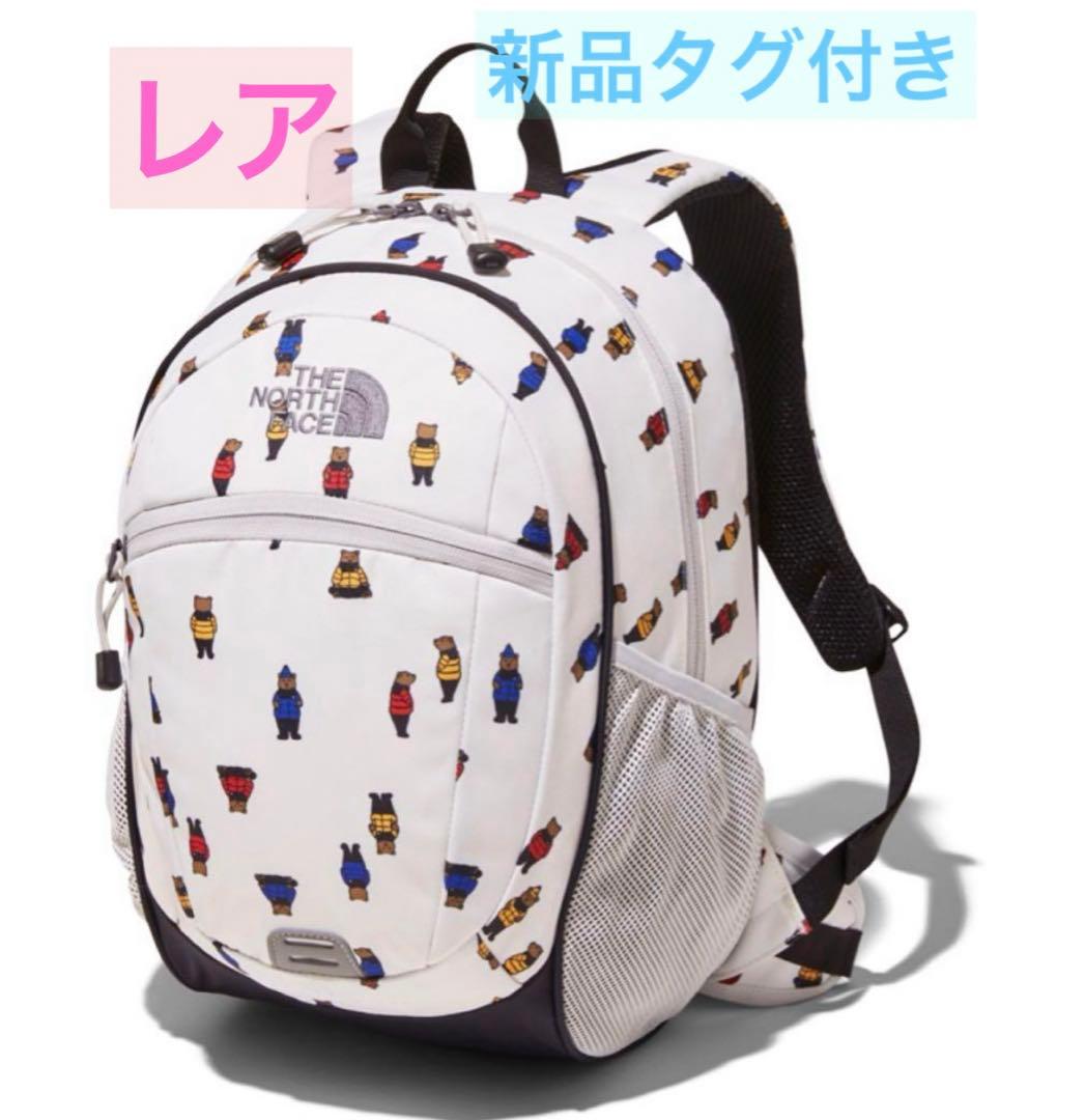 ノースフェイス ༶ 新品 くま ホワイトベア リュック SMALL DAY