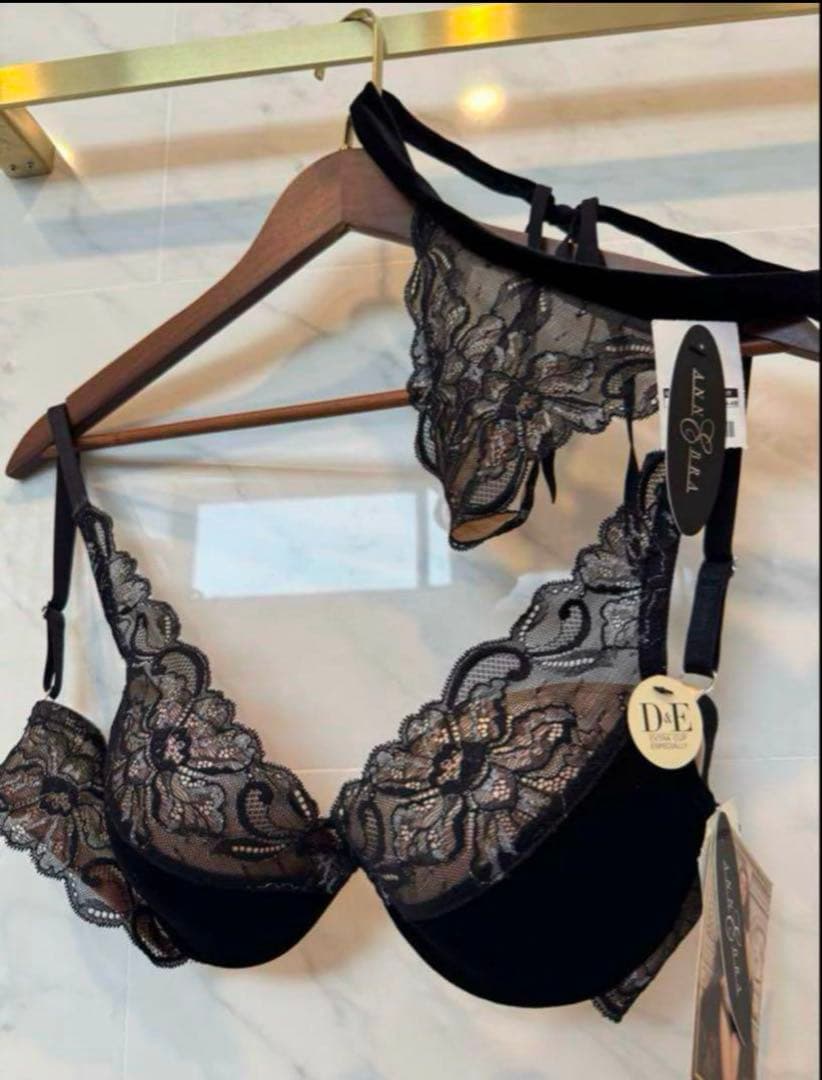 仮専用【モデル掲載 ④点ベロア×上品レース】75E annebra アンブラ