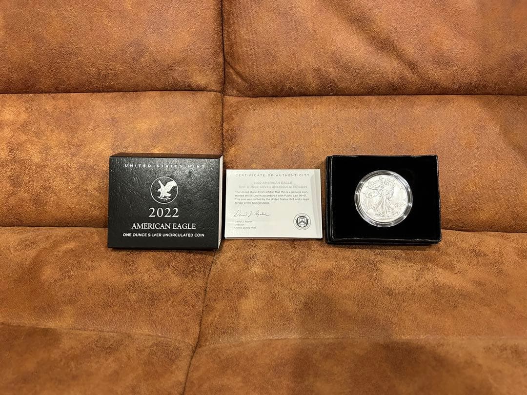 【未開封】アメリカンイーグル銀貨　2022年製