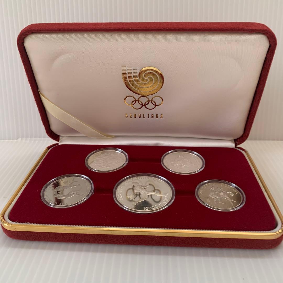 1988年ソウルオリンピック 記念硬貨5枚セット