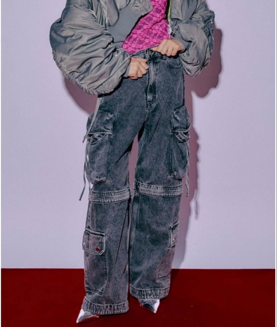 メゾンスペシャル　カーゴデニム　38サイズ