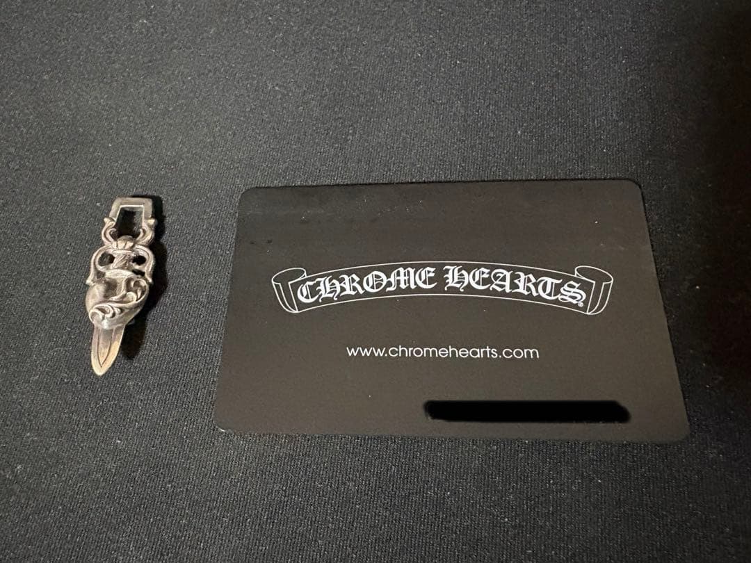 【1/20まで値引き中】クロムハーツ ハートダガー ペンダント 確実正規品