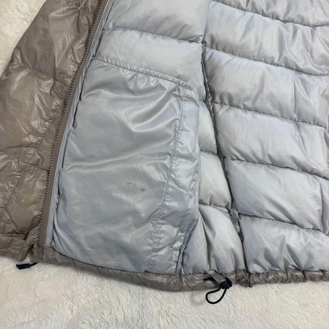 Columbia 00s puffy jacket ベージュLドローコード短丈 - メルカリ