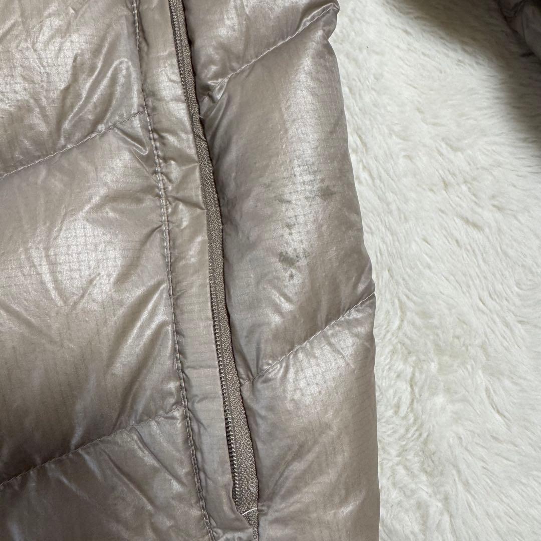 Columbia 00s puffy jacket ベージュLドローコード短丈 - メルカリ