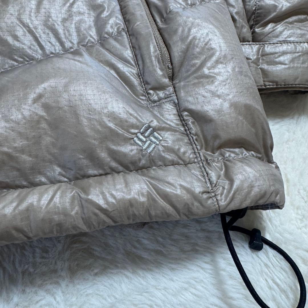 Columbia 00s puffy jacket ベージュLドローコード短丈 - メルカリ