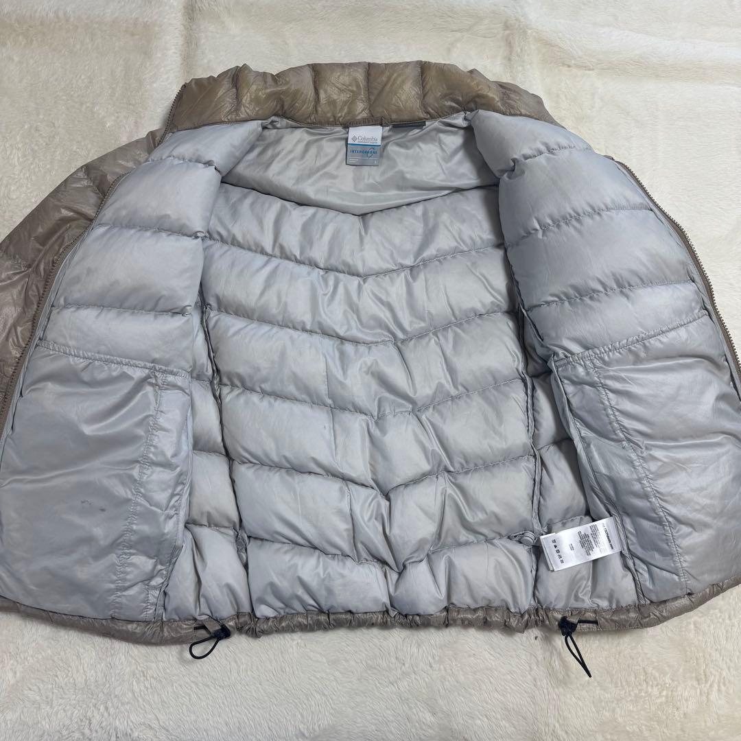 Columbia 00s puffy jacket ベージュLドローコード短丈 - メルカリ