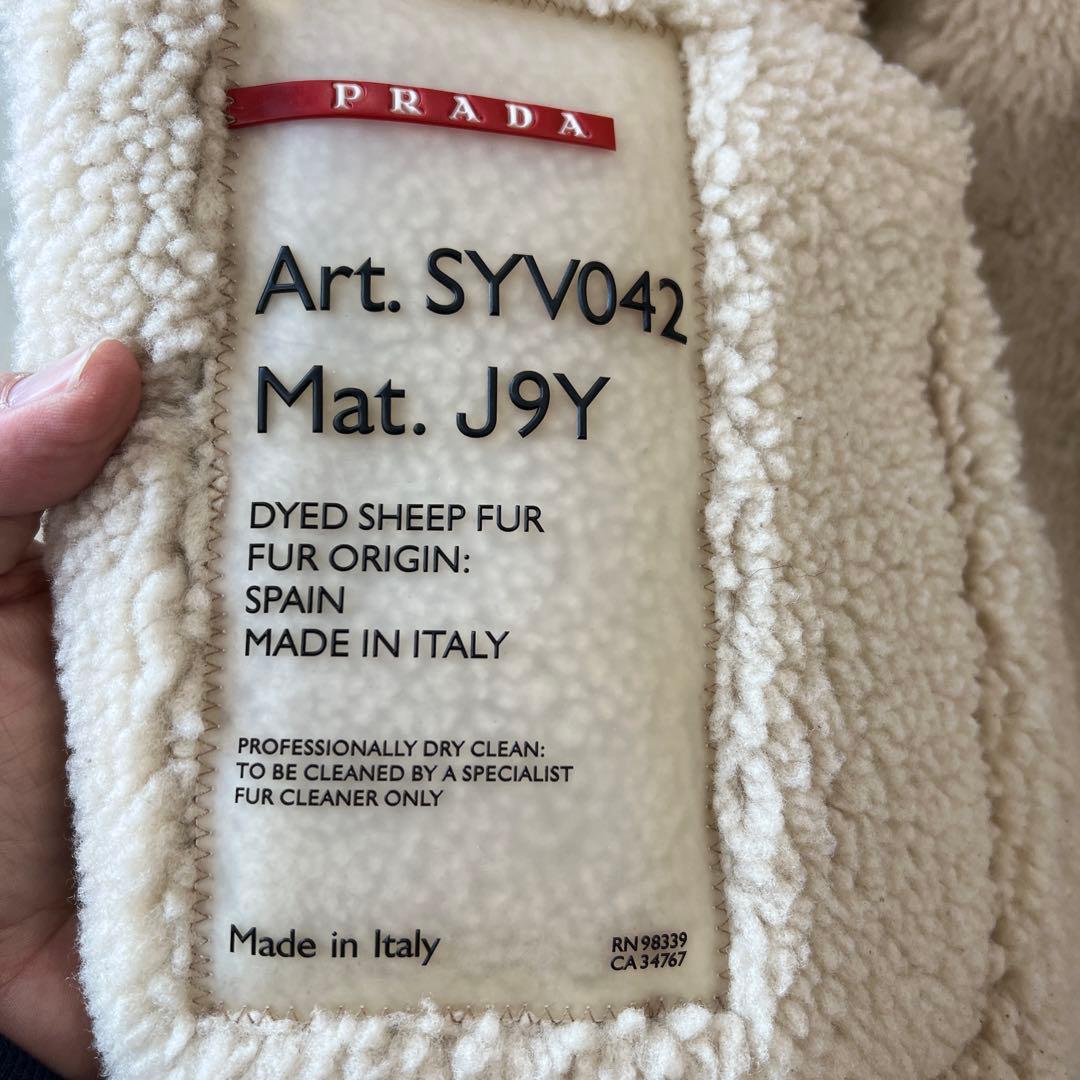 チ*ン様 丸の内店購入PRADA最高級ムートンライダース46サイズ - メルカリ