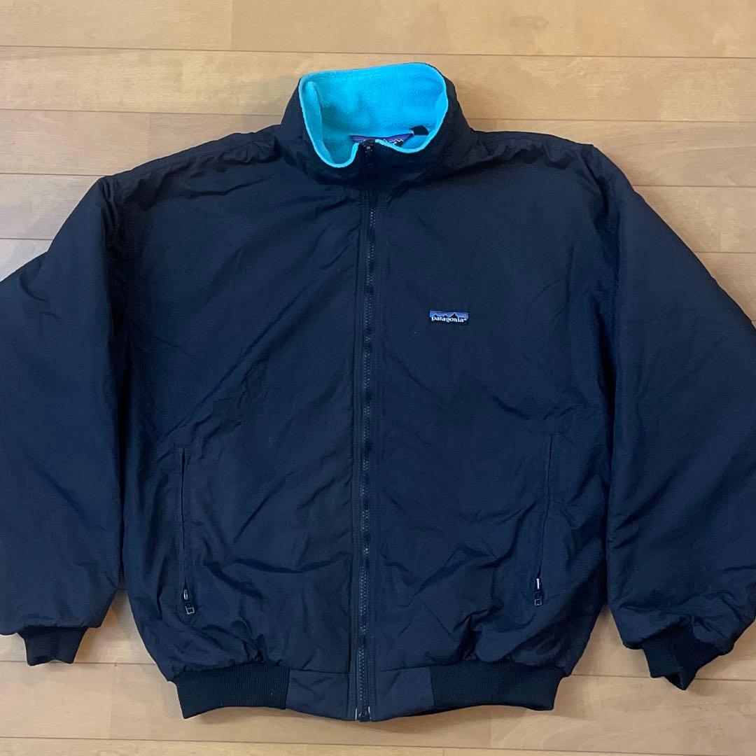 も*ち様 黒 ティファニーブルー パタゴニア シェルドシンチラ ナイロンブルゾン