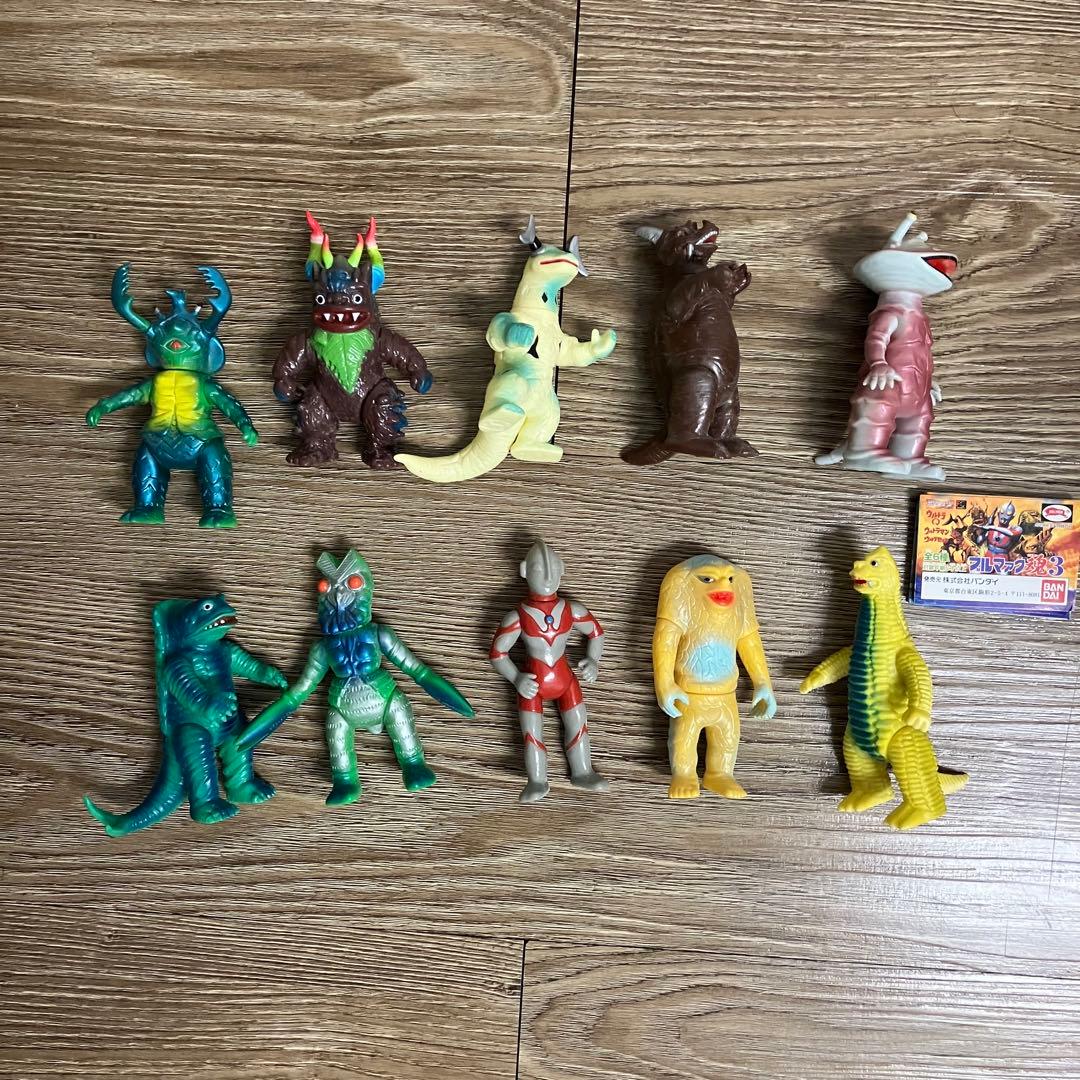 ブルマァク魂 ウルトラマン 怪獣 ソフビ フィギュア 10体セット BANDAI（バンダイ） ガシャポン HGシリーズ ブルマァク魂2 全6種セット